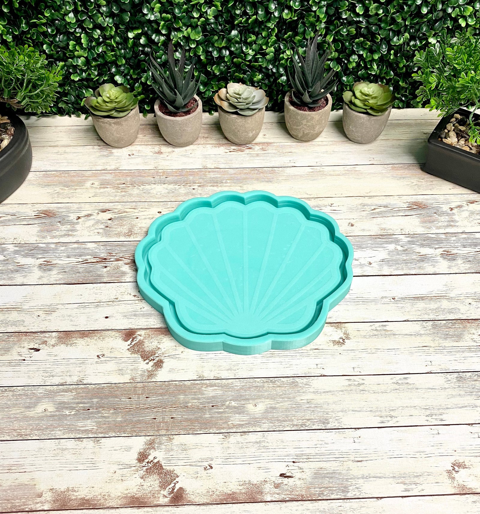 Shell Tray Silicone Mold | 9”x 9” |
