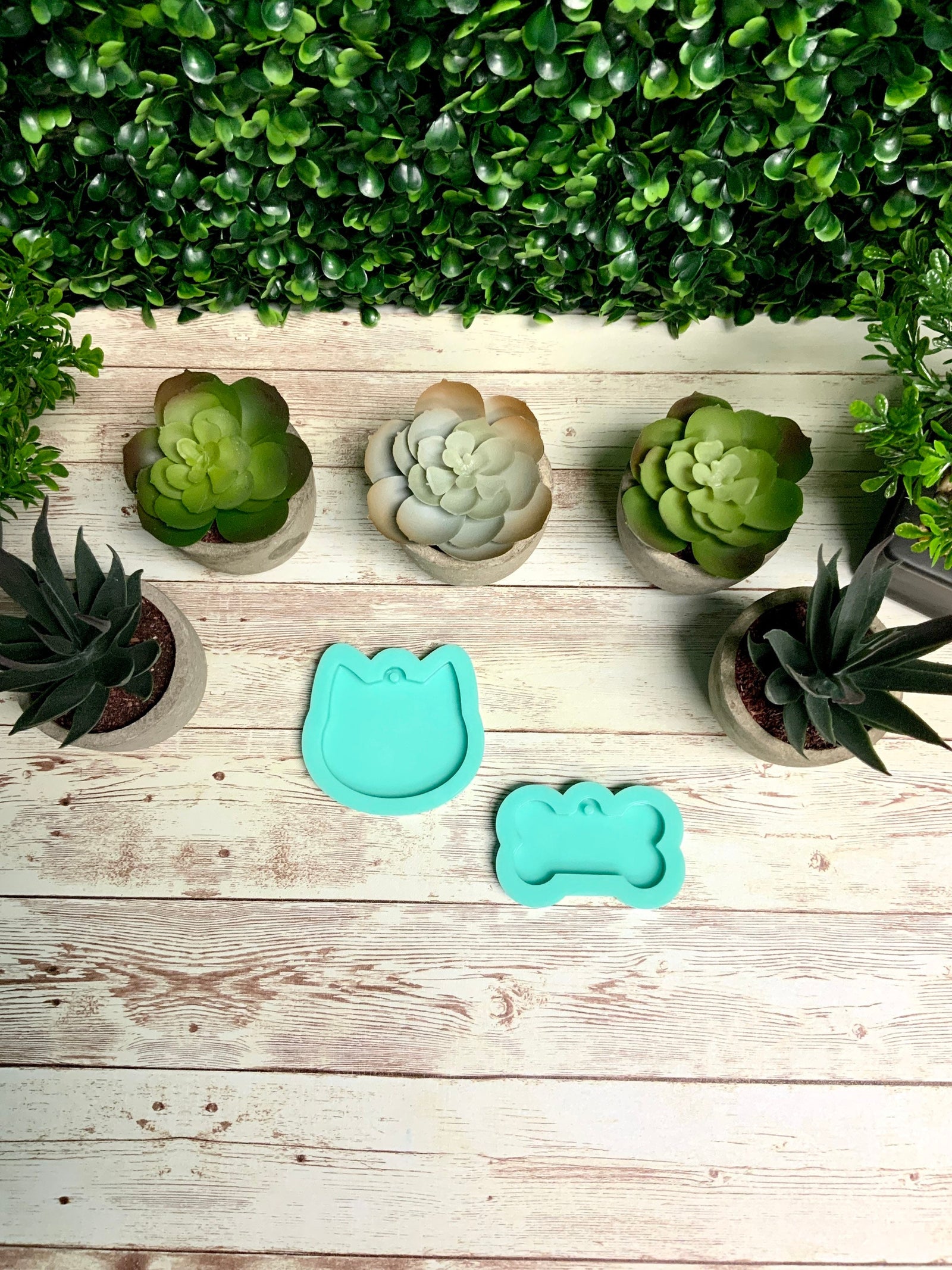 Dog Bone Mold, Cat Head Mold, Pet Tag Molds, Keychain Mold