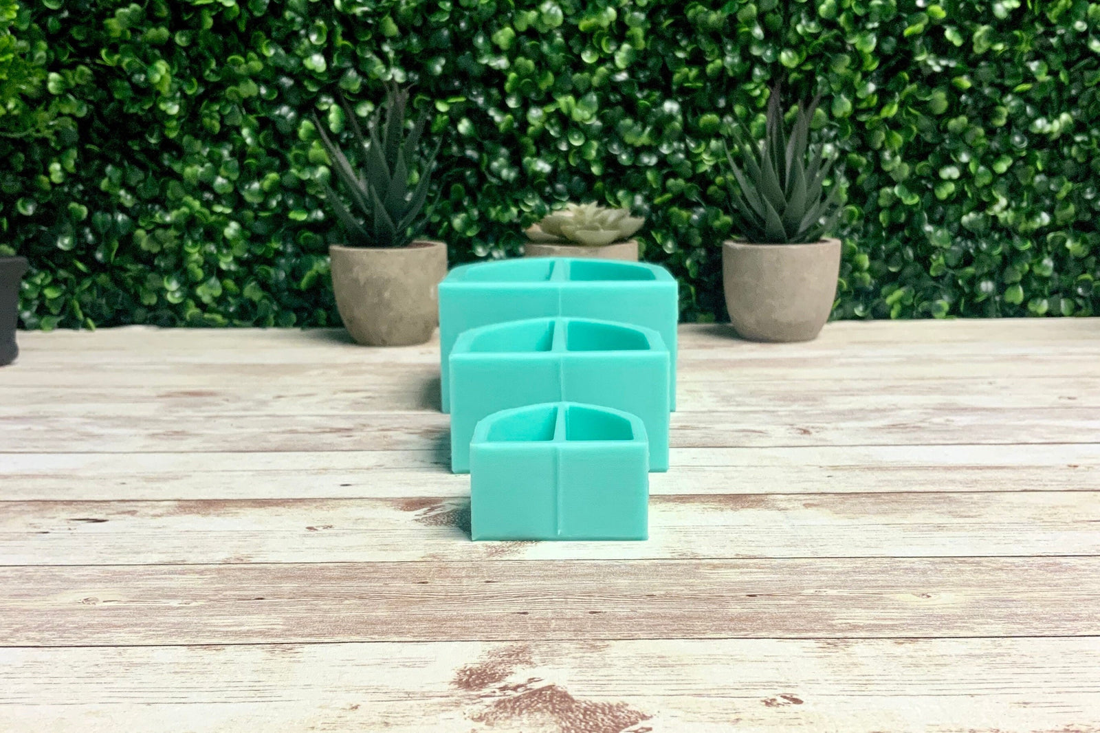 Silicone Split Pouring Cups with Dividers for Resin/Acrylic Paint Pouring, 3 SIZES