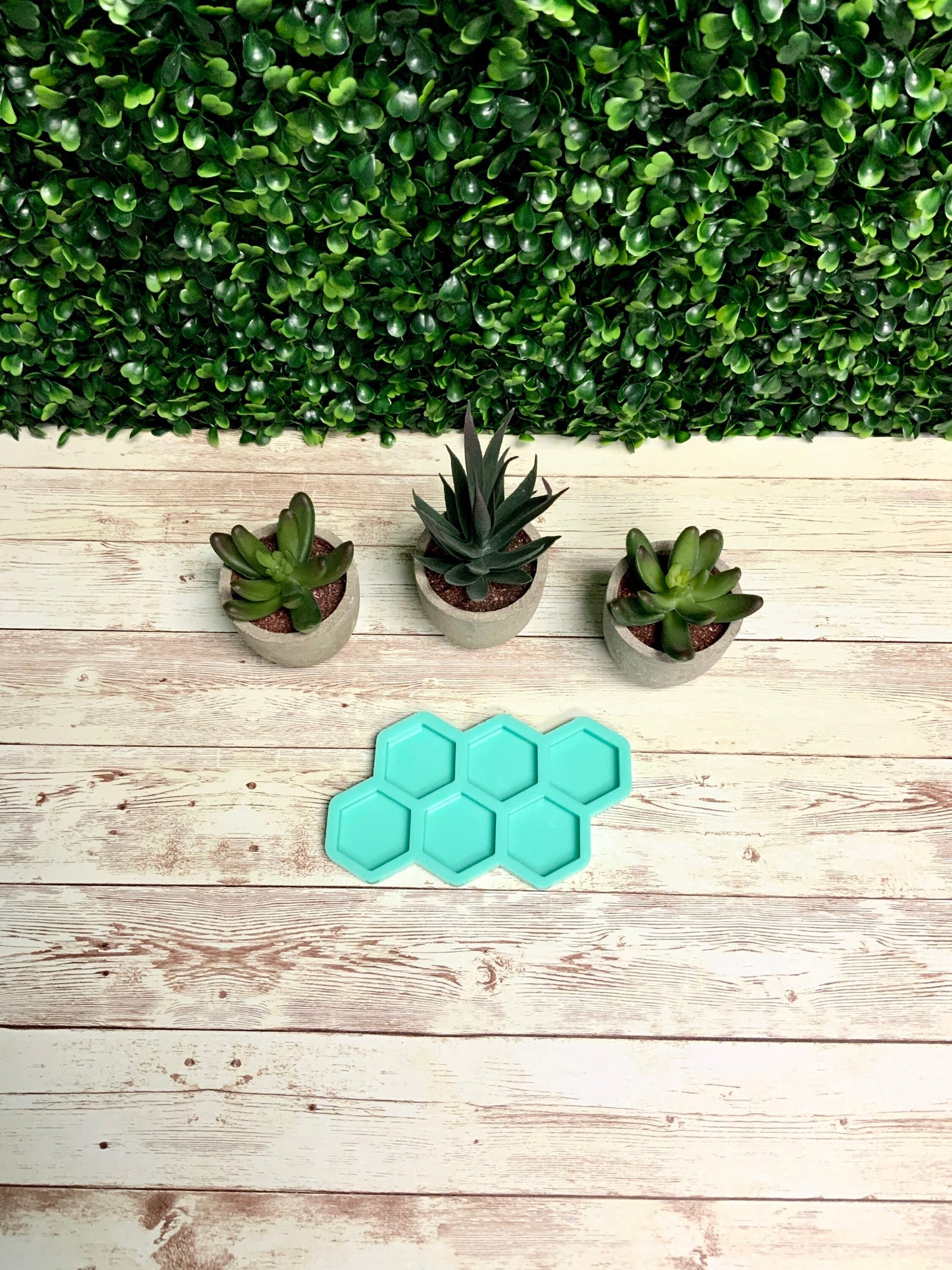 Hexagon Mold | 1", 1.5", 2" | Earring Mold, Keychain Mold, Magnet Mold