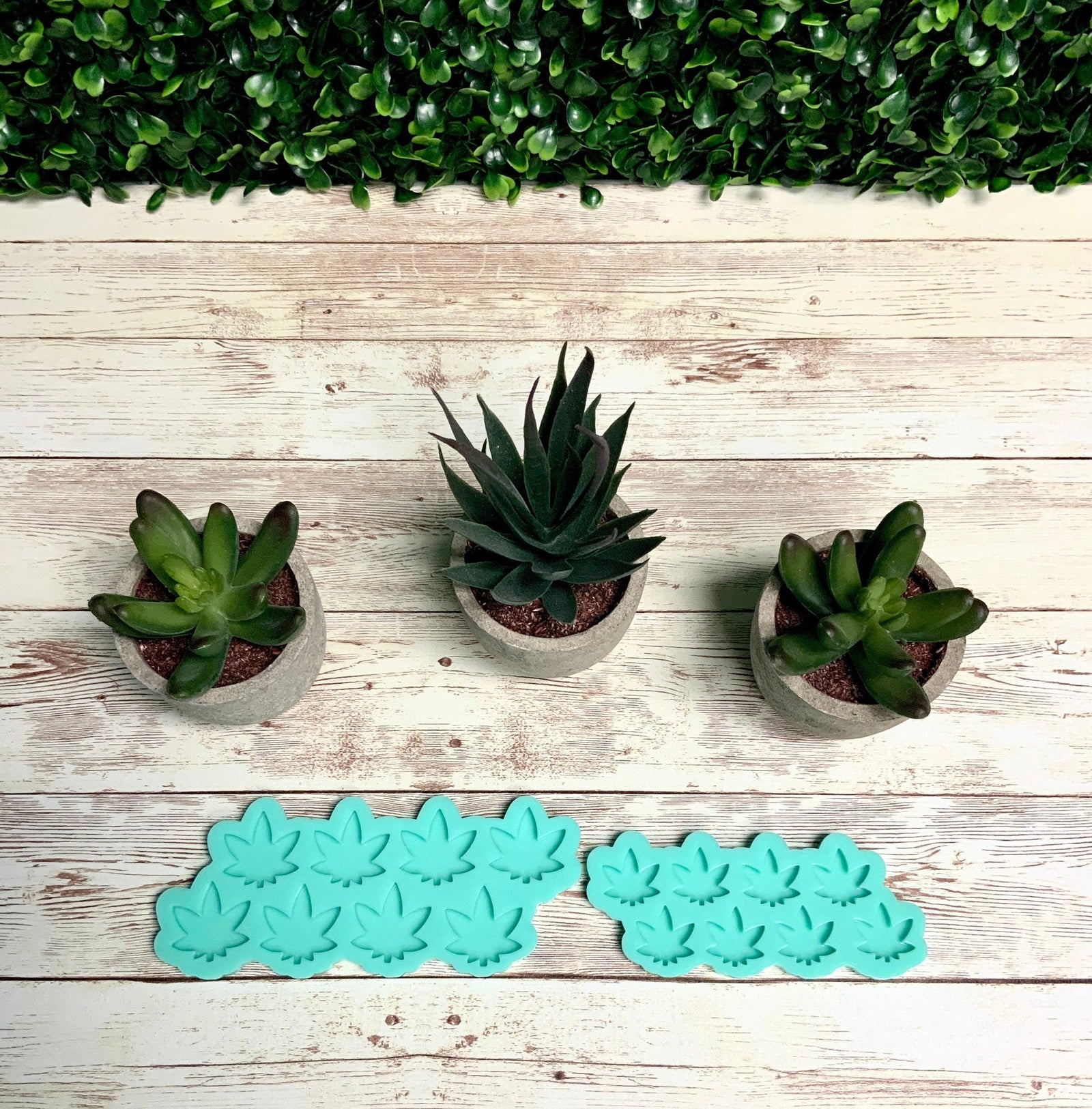 Pot Leaf Earring Molds, 2 Sizes, Weed Earring Molds