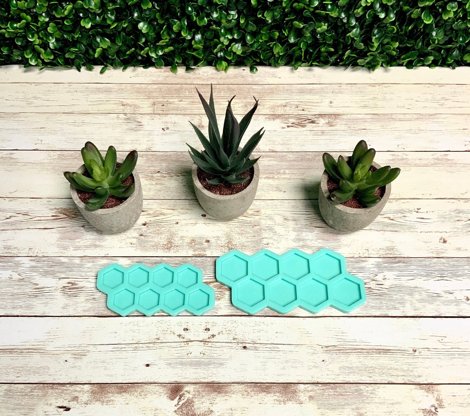 Hexagon Earring Molds, 2 Sizes