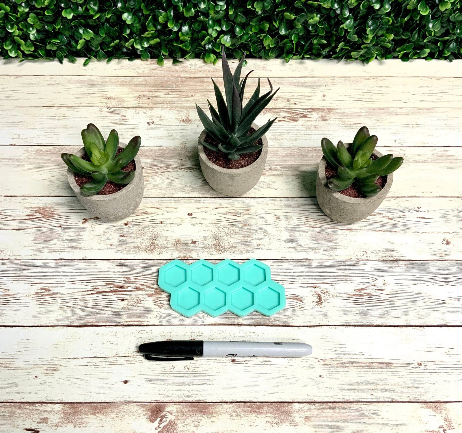 Hexagon Earring Molds, 2 Sizes