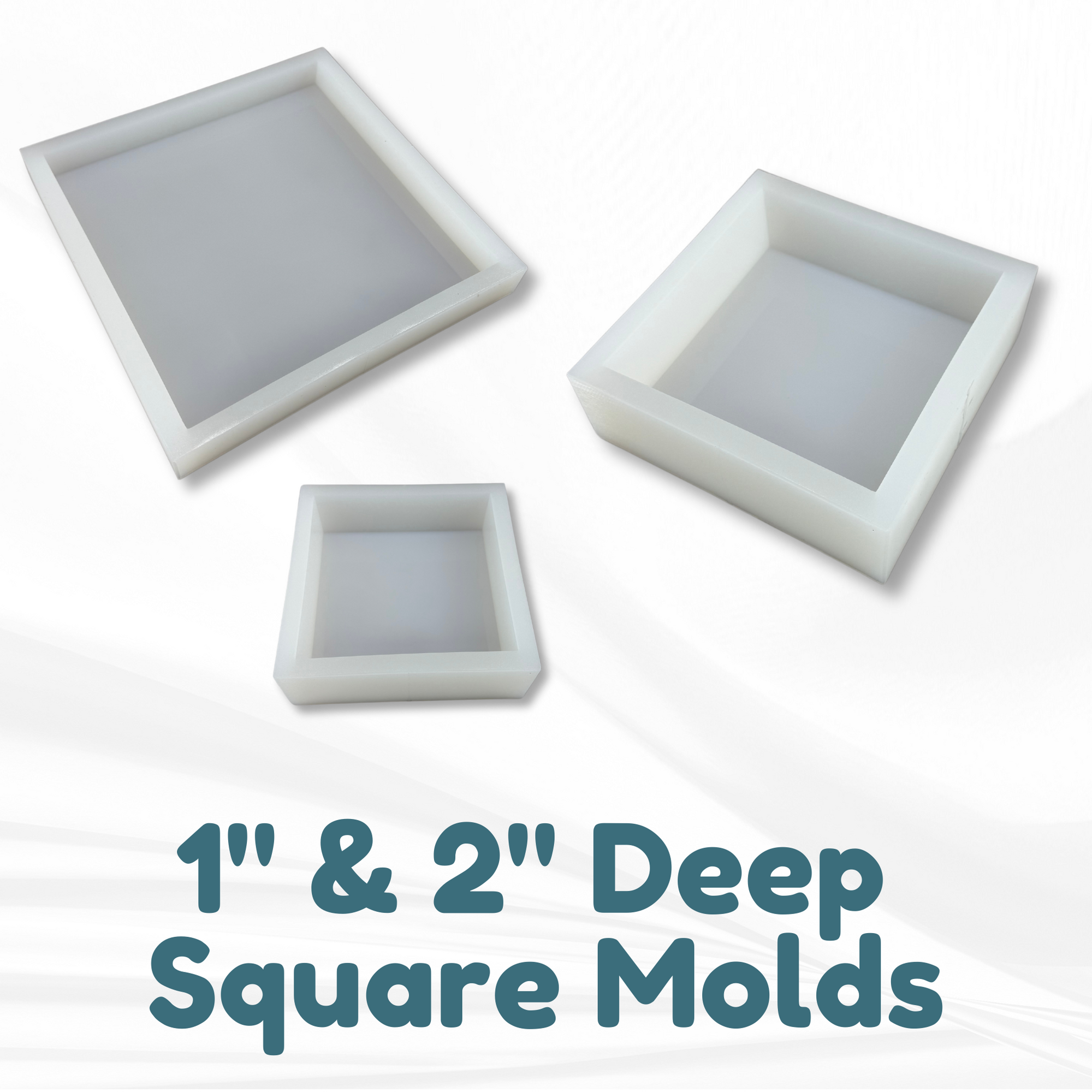 1" - 2" Deep Square Molds