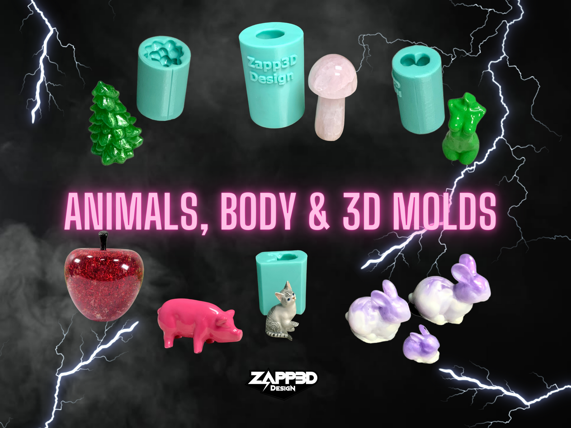 Animals, Body and 3D Molds