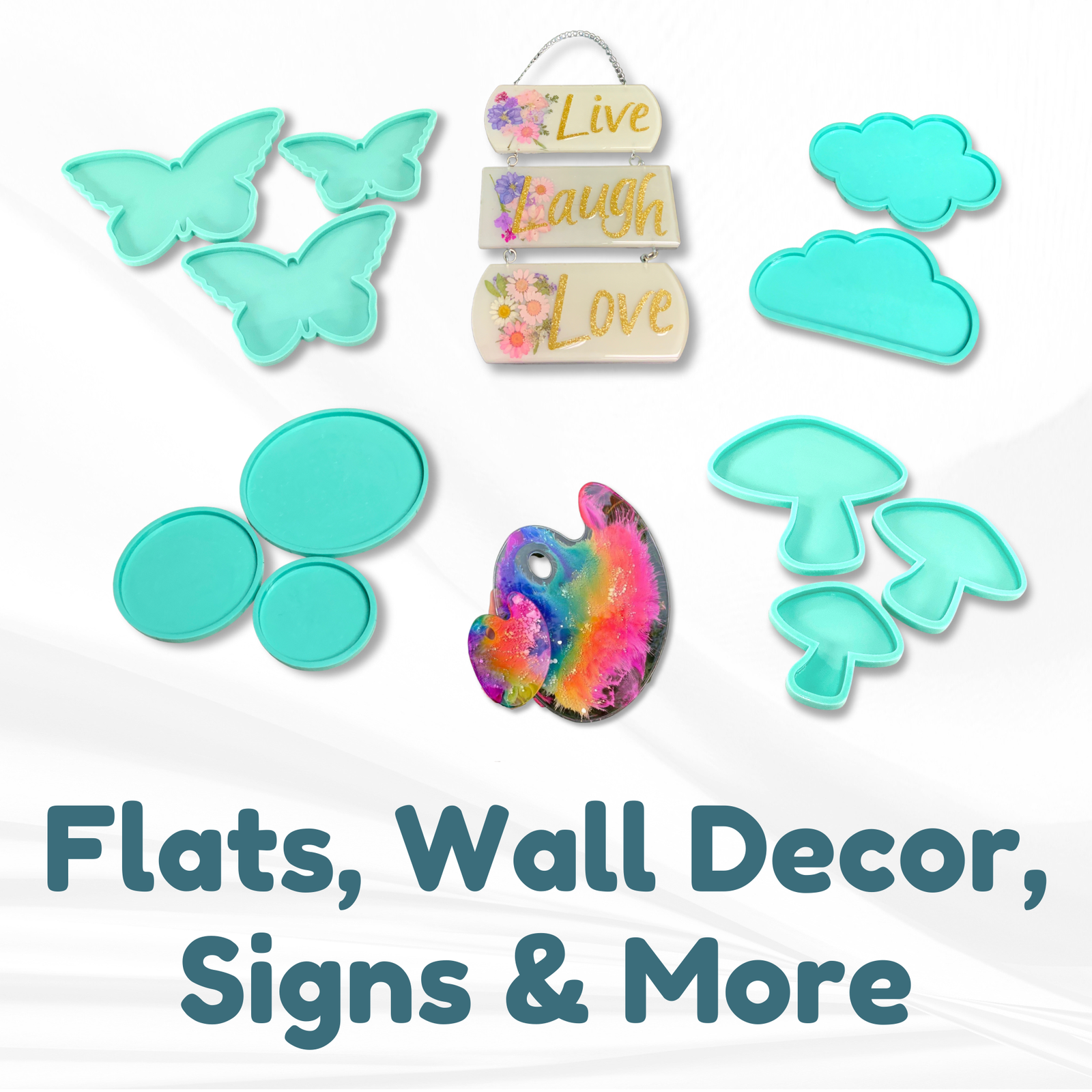 Flat Molds, Wall Decor, Signs & More