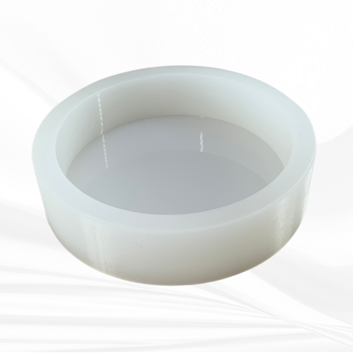 Imperfect Mold, "B" Grade -Round Coaster Mold, 4" X 1" Deep