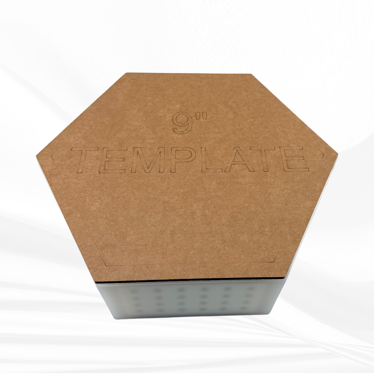 9"x 10.4"x3" Hexagon Silicone Mold