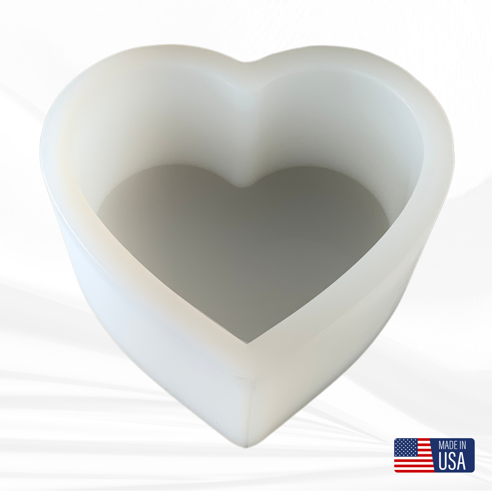 5” Deep Heart Silicone Mold