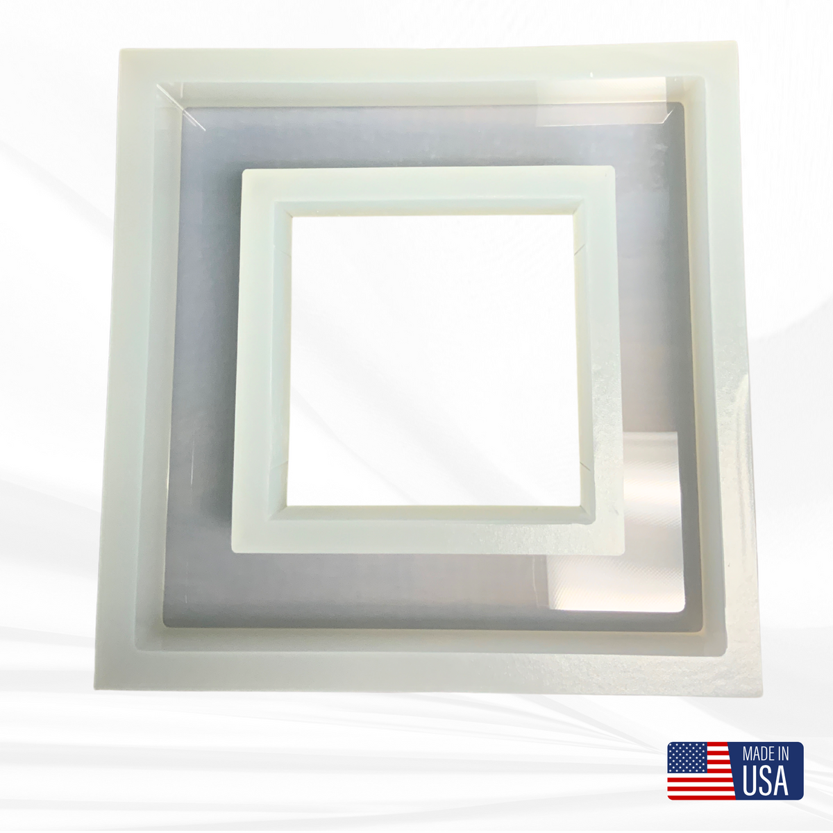 6&quot; x 6&quot; Picture Frame Mold | 1.5&quot; Thick |