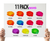 11 Color Neon Pigment Powder Variety Pack Set