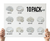 10 Color Pigment Powder Variety Pack Set - Whites