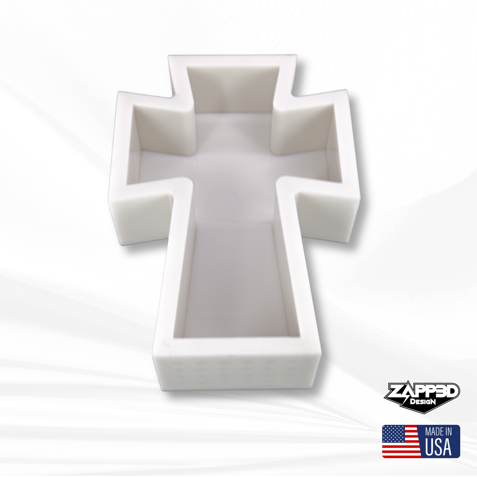 12”x8”x3” Deep Flared Cross Mold