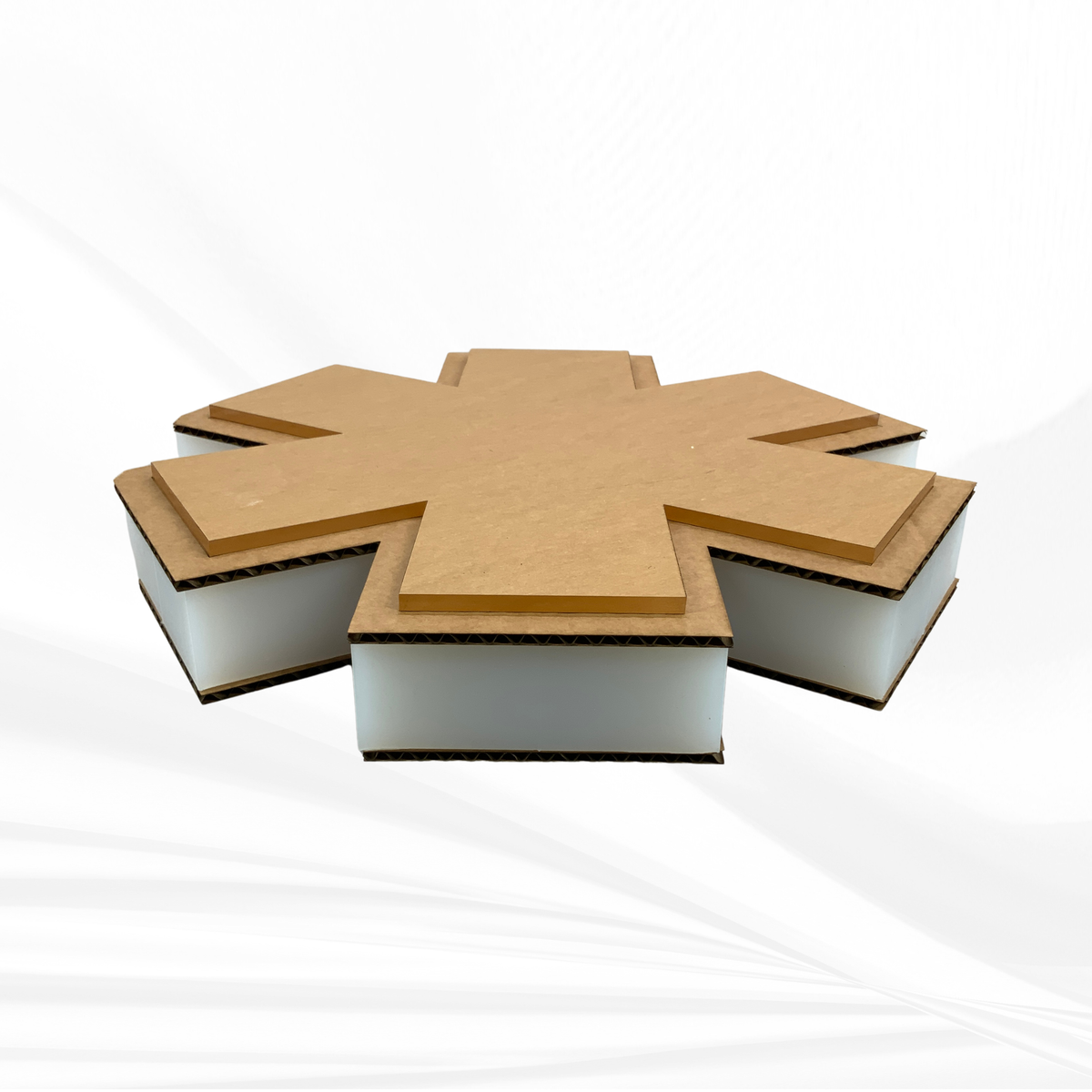 First Responder Mold | 12" Tall | Firefighter Maltese Cross Mold, EMT/EMS Mold, Police Badge Mold