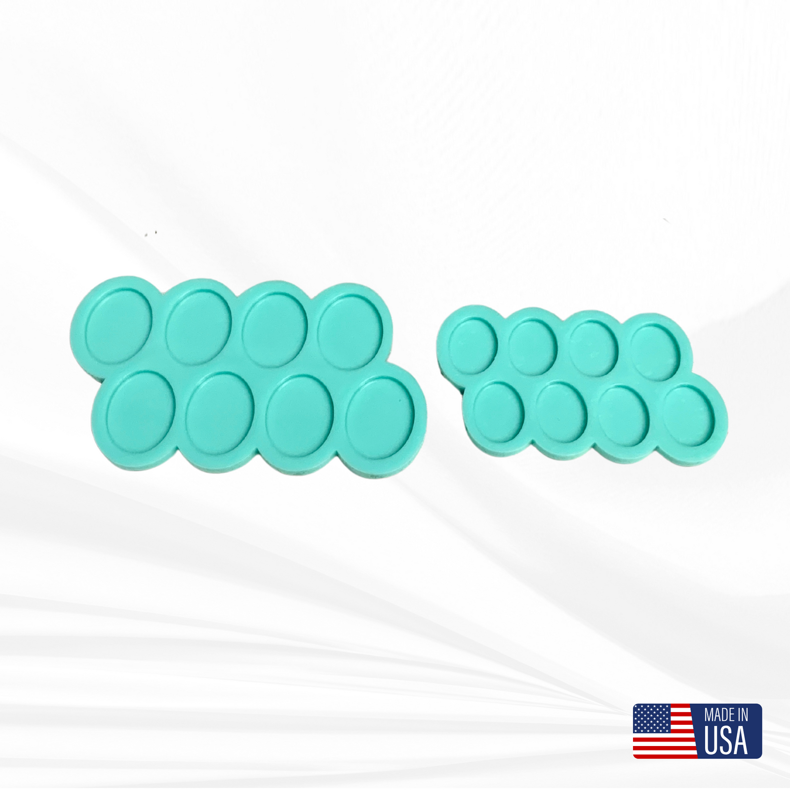 Oval Earring Molds, 2 Sizes