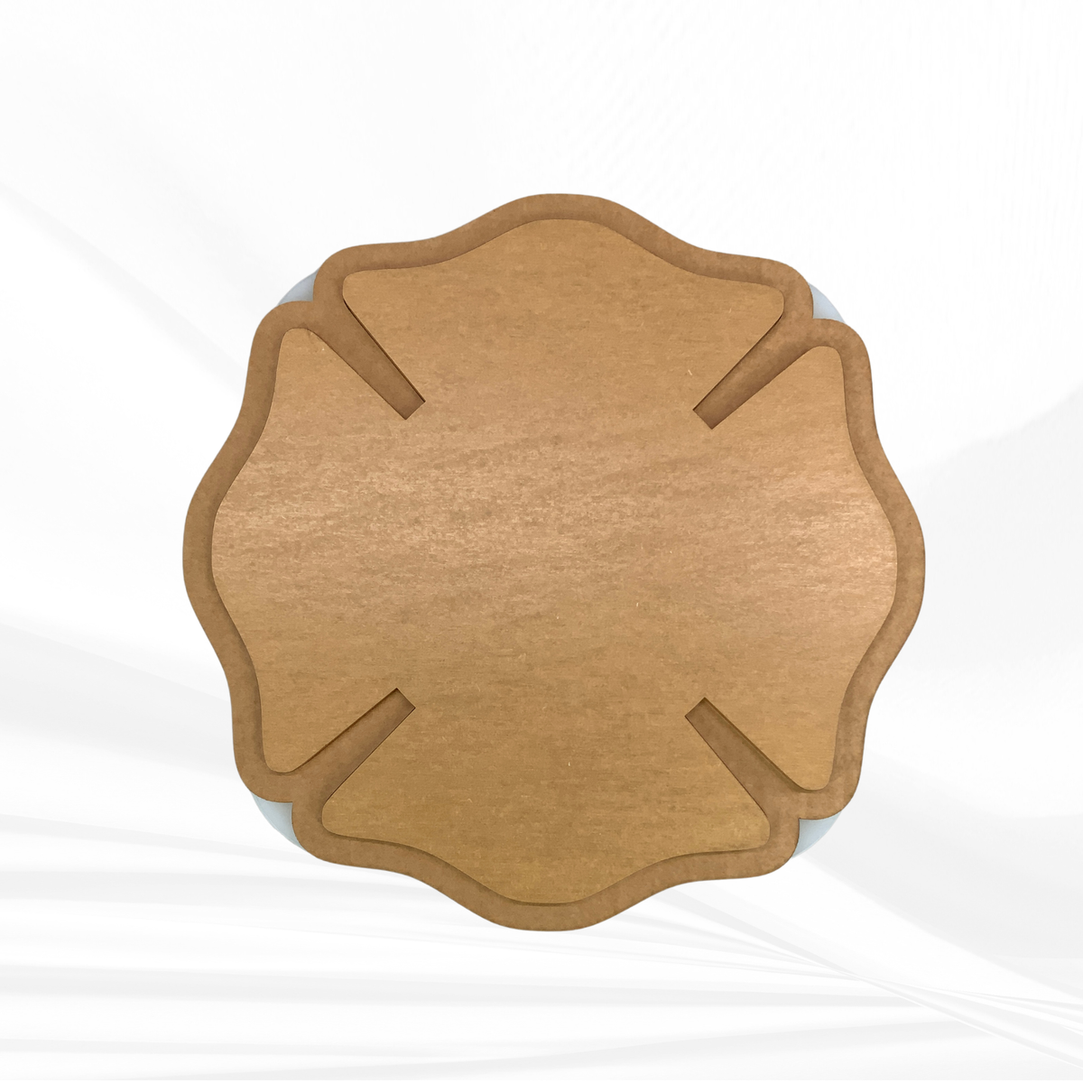 First Responder Mold | 12" Tall | Firefighter Maltese Cross Mold, EMT/EMS Mold, Police Badge Mold