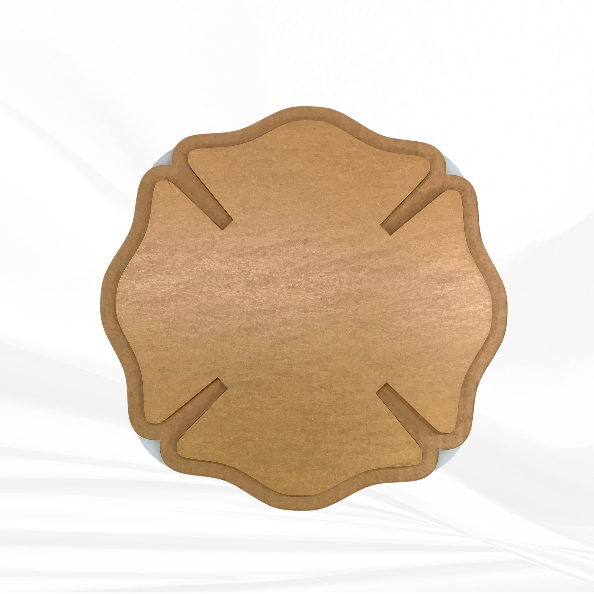 First Responder Mold | 12" Tall | Firefighter Maltese Cross Mold, EMT/EMS Mold, Police Badge Mold