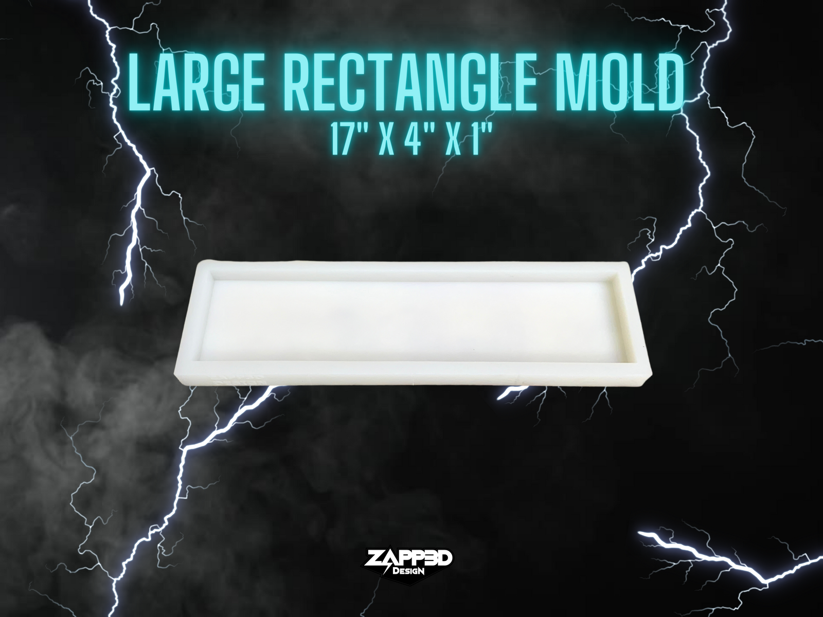 Large Rectangle Mold | 17"x4"x 1" |