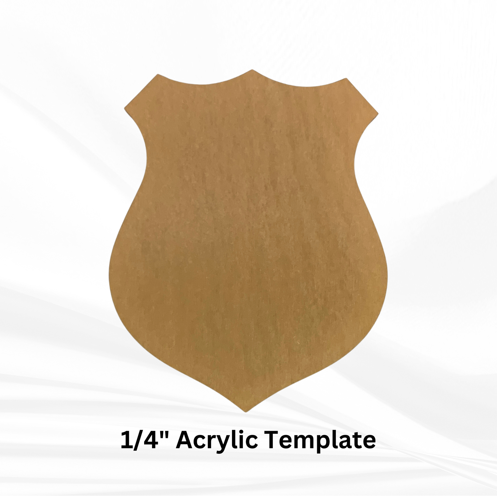 First Responder Mold | 12" Tall | Firefighter Maltese Cross Mold, EMT/EMS Mold, Police Badge Mold