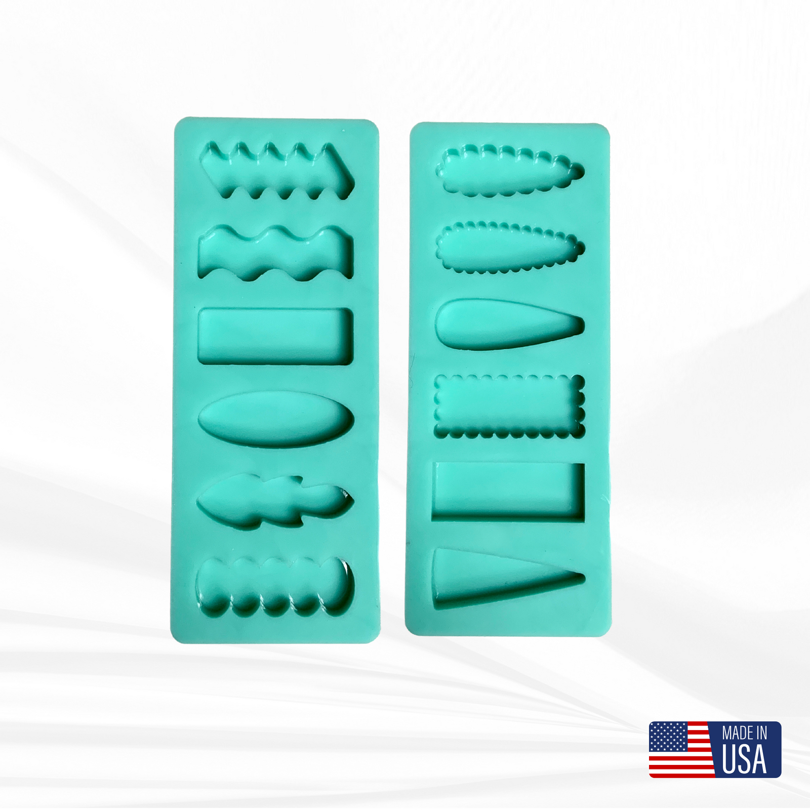 Mini Hair Clip Molds | 2 Palettes |Hair Clip Molds, Barrette Resin Mold