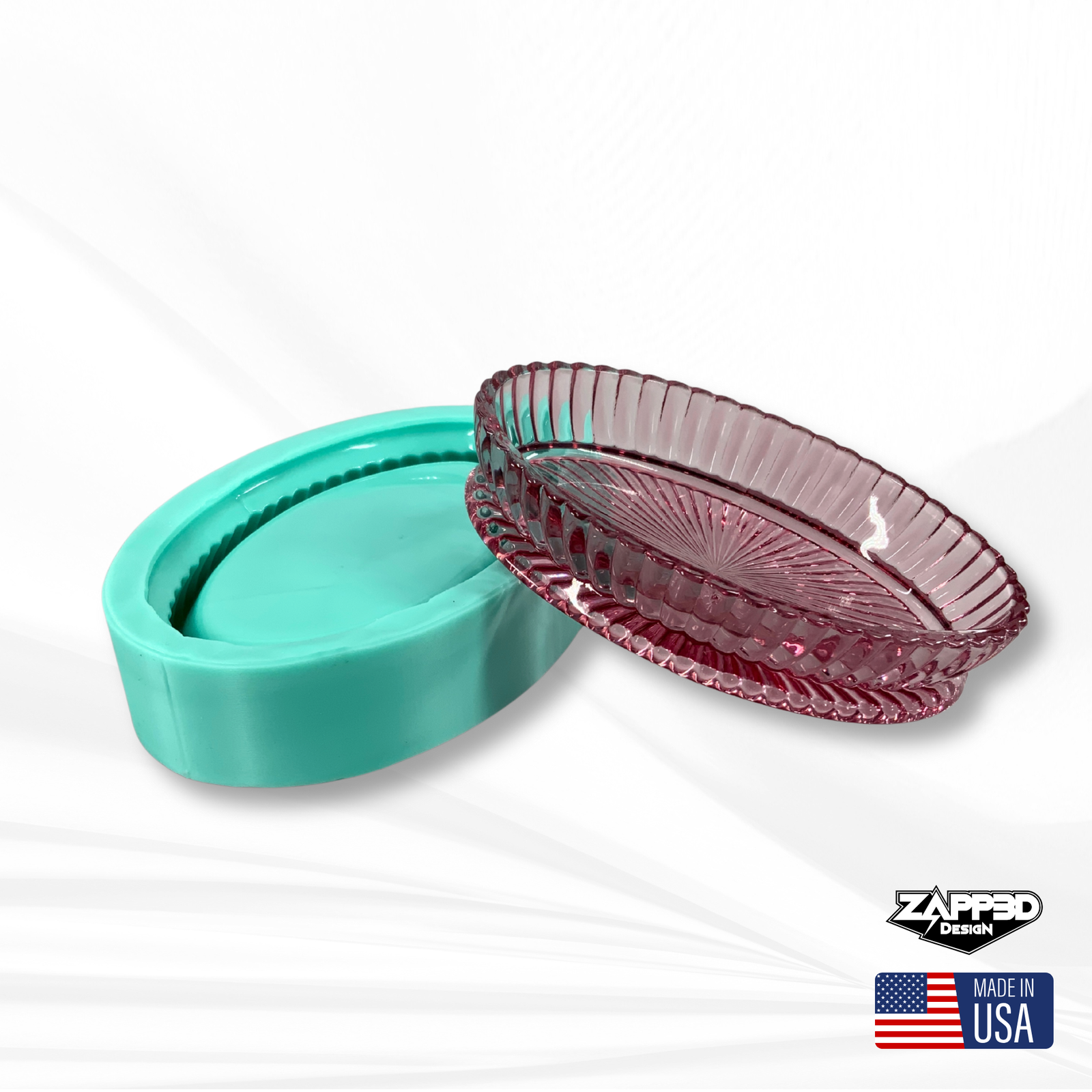 Oval Dish Mold, Trinket Dish Mold, Oval Mold