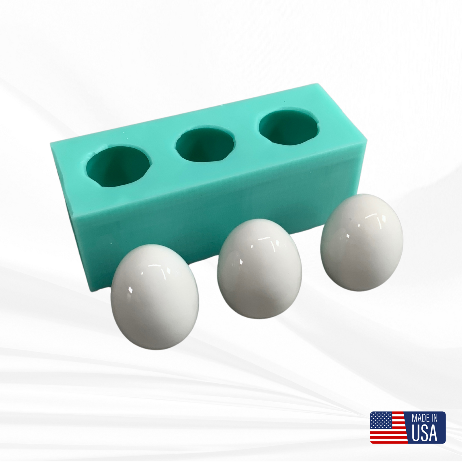 Egg Mold for Resin | 1/25" Tall | 3D Egg Mold, Easter Mold