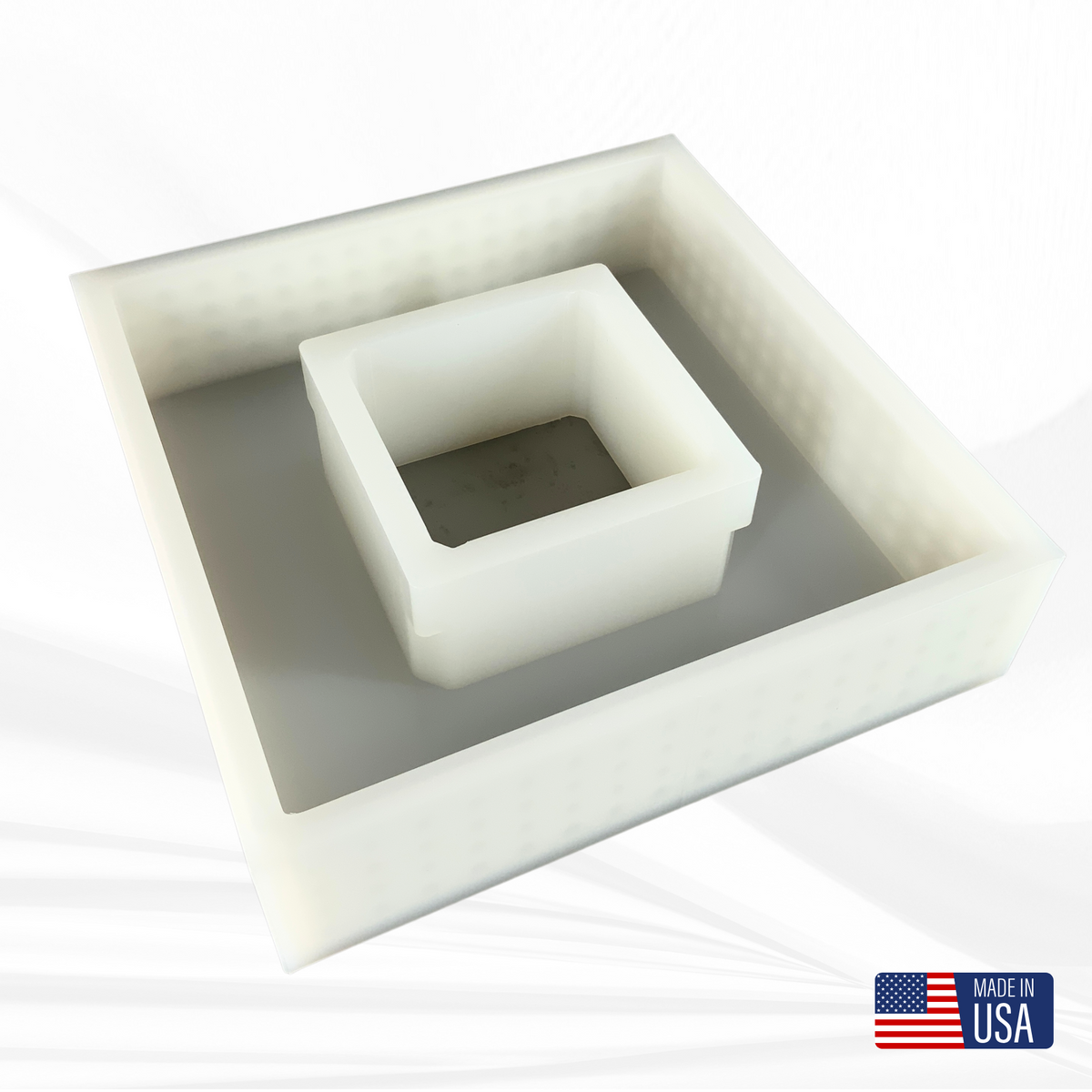 6&quot; x 6&quot; Picture Frame Silicone Mold | 3&quot; Deep |