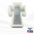 12”x8”x3” Deep Flared Cross Mold