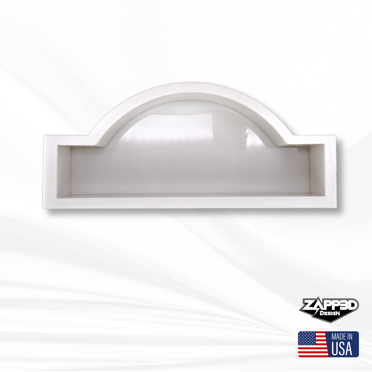 The Windsor |14" x 5.5" x 3"| Deep Rectangle Silicone Mold with Arched Center, Block Mold