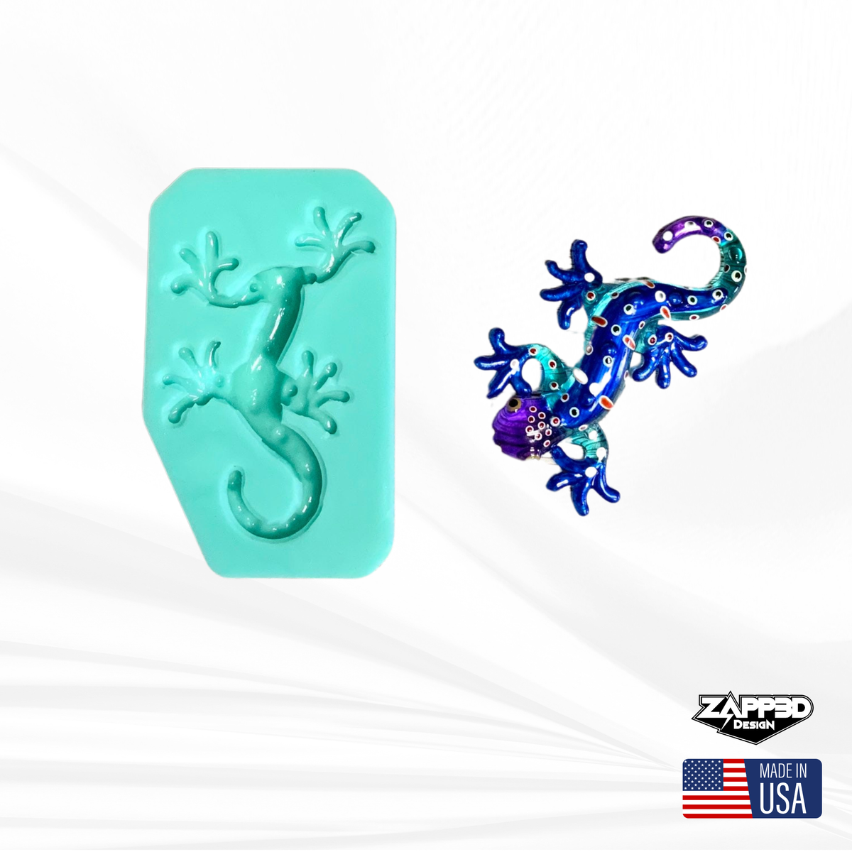 Gecko/Lizard 3D Silicone Mold for Resin