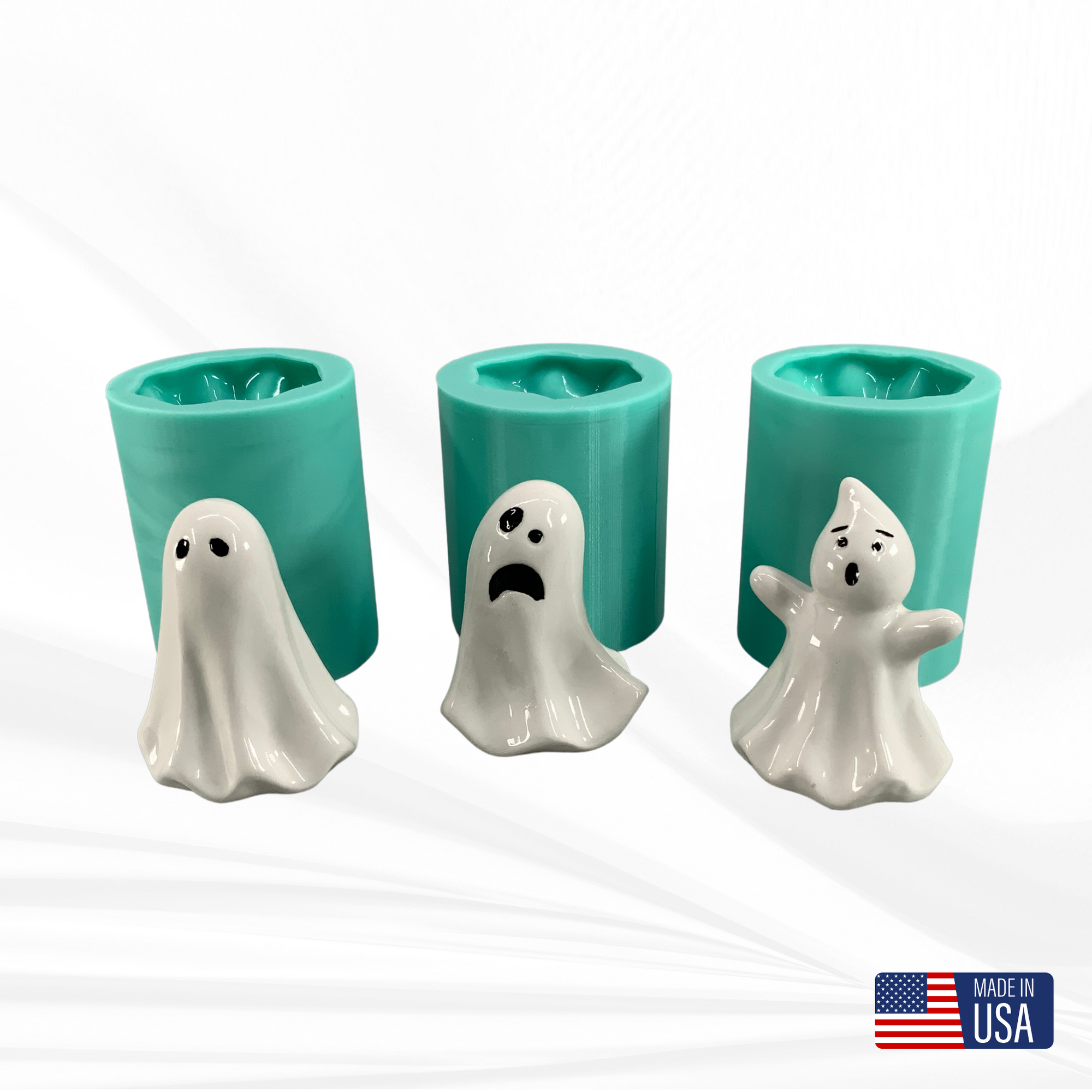 Ghost Molds for Resin | 3 Styles | Ghost 3D Molds, Halloween Mold