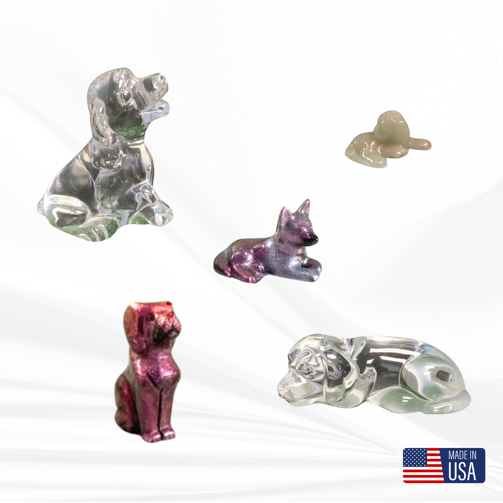 Dog Mold for Resin | 5 Shapes | Dog Silicone Mold