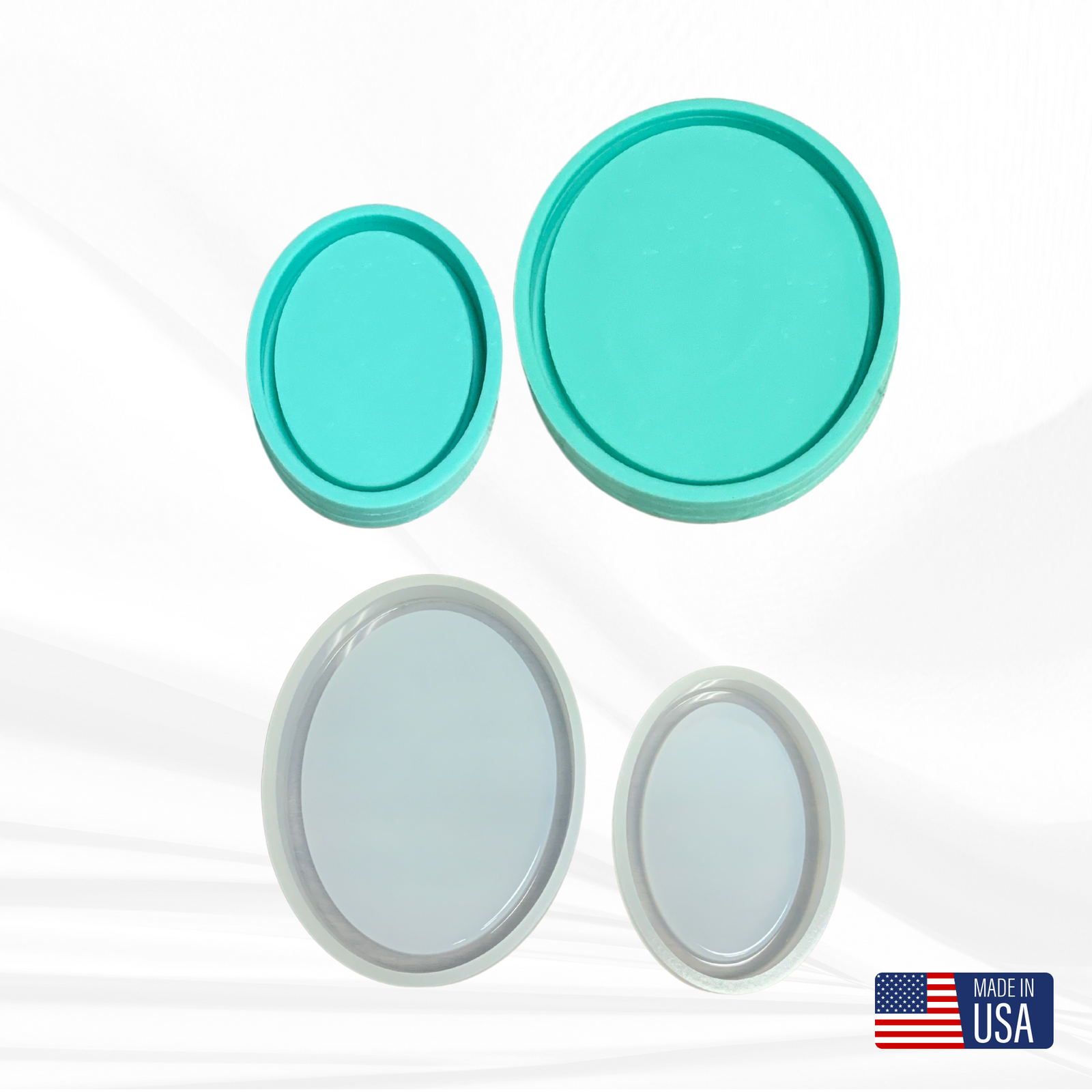 Oval Tray Silicone Mold | Sizes - 4"x6", 6"x8" |