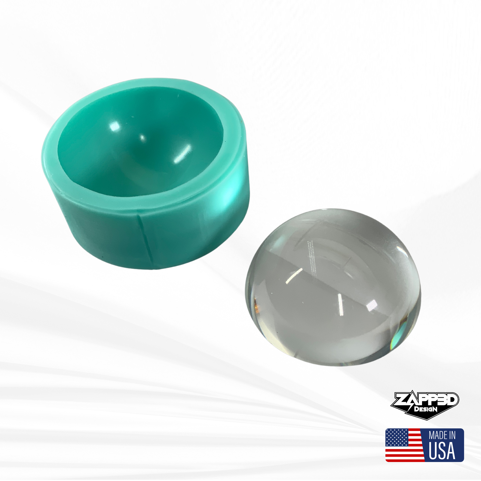 Half Sphere Magnet Mold, Ornament Mold, Magnet Mold