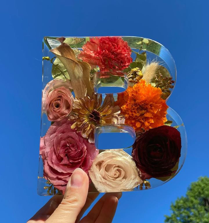 6" Tall Alphabet Letter Silicone Molds