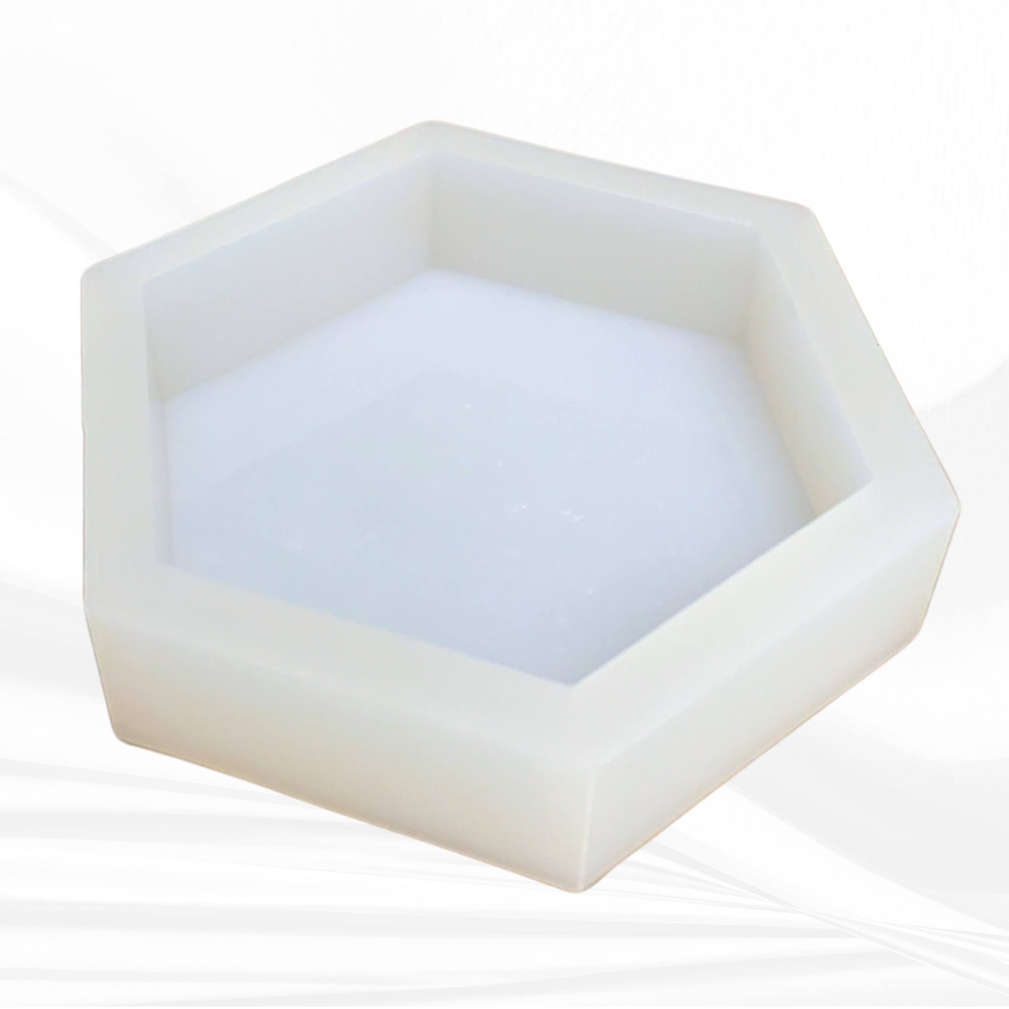 4" X 4.75" X 1" Hexagon Coaster Mold