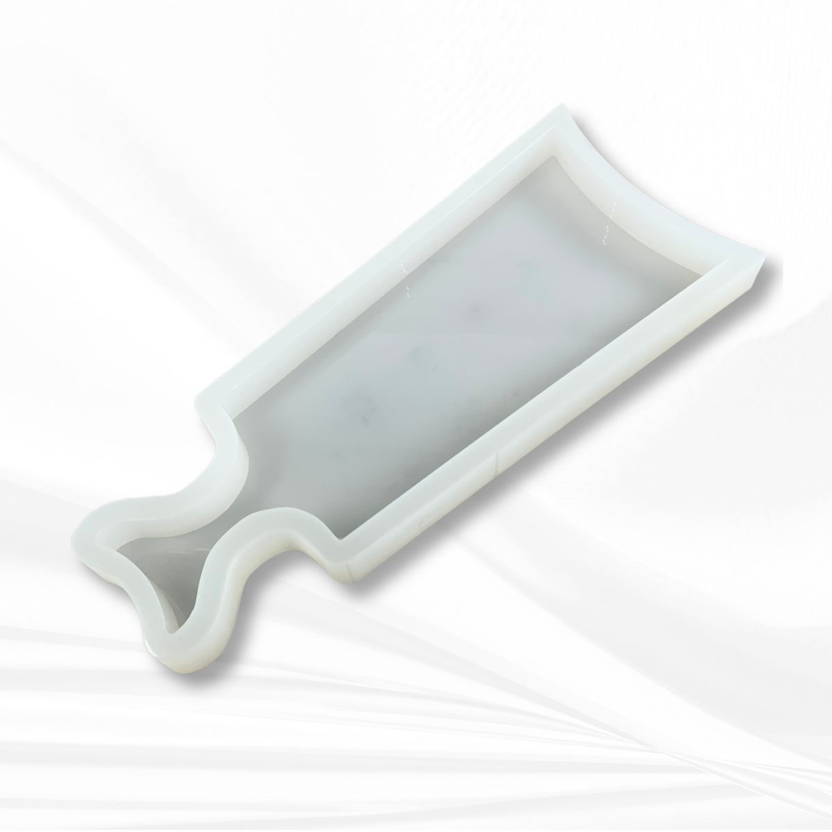 17"x 6.5"x 1.25" Fishtail Cheese Board Silicone Mold - Charcuterie Board Mold