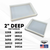 2" Deep Rectangle Silicone Molds | 10 Sizes |