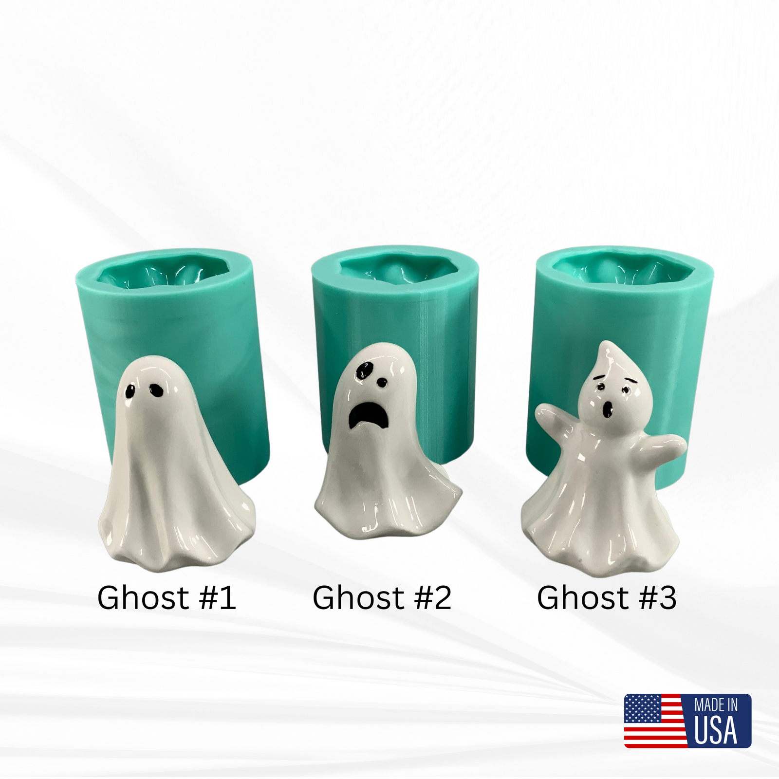 Ghost Molds for Resin | 3 Styles | Ghost 3D Molds, Halloween Mold