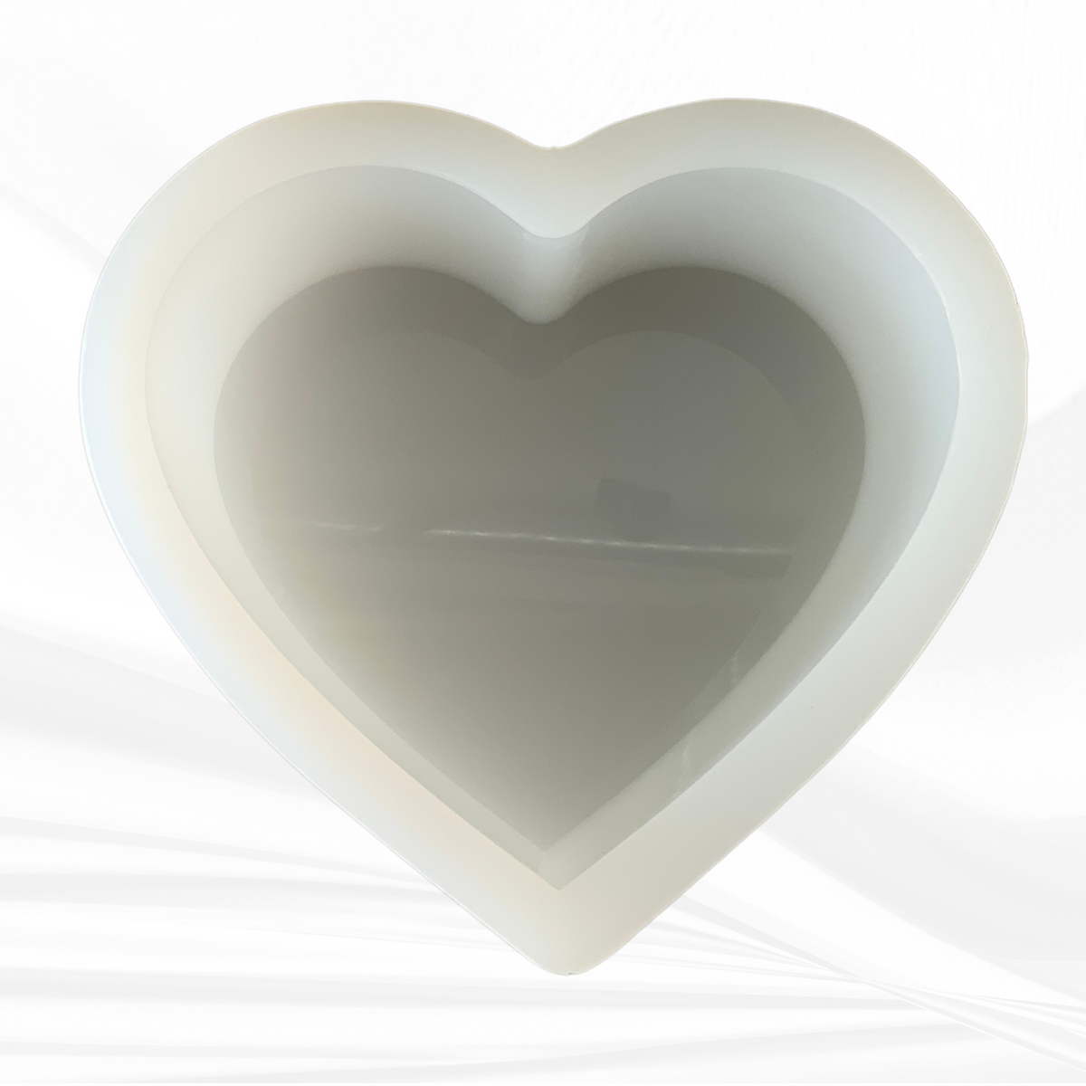5” Deep Heart Silicone Mold