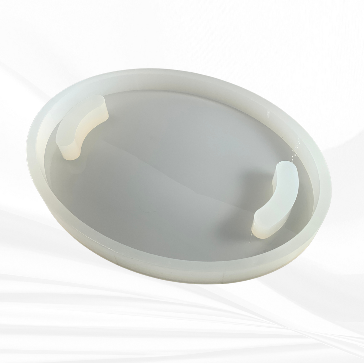 15" x 11"x 1.25" Oval Charcuterie Board Silicone Mold - Serving Board Mold