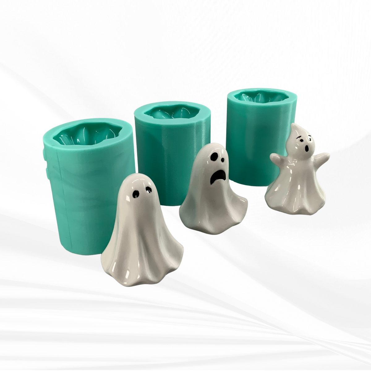 Ghost Molds for Resin | 3 Styles | Ghost 3D Molds, Halloween Mold