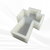 12”x8”x3” Deep Flared Cross Mold