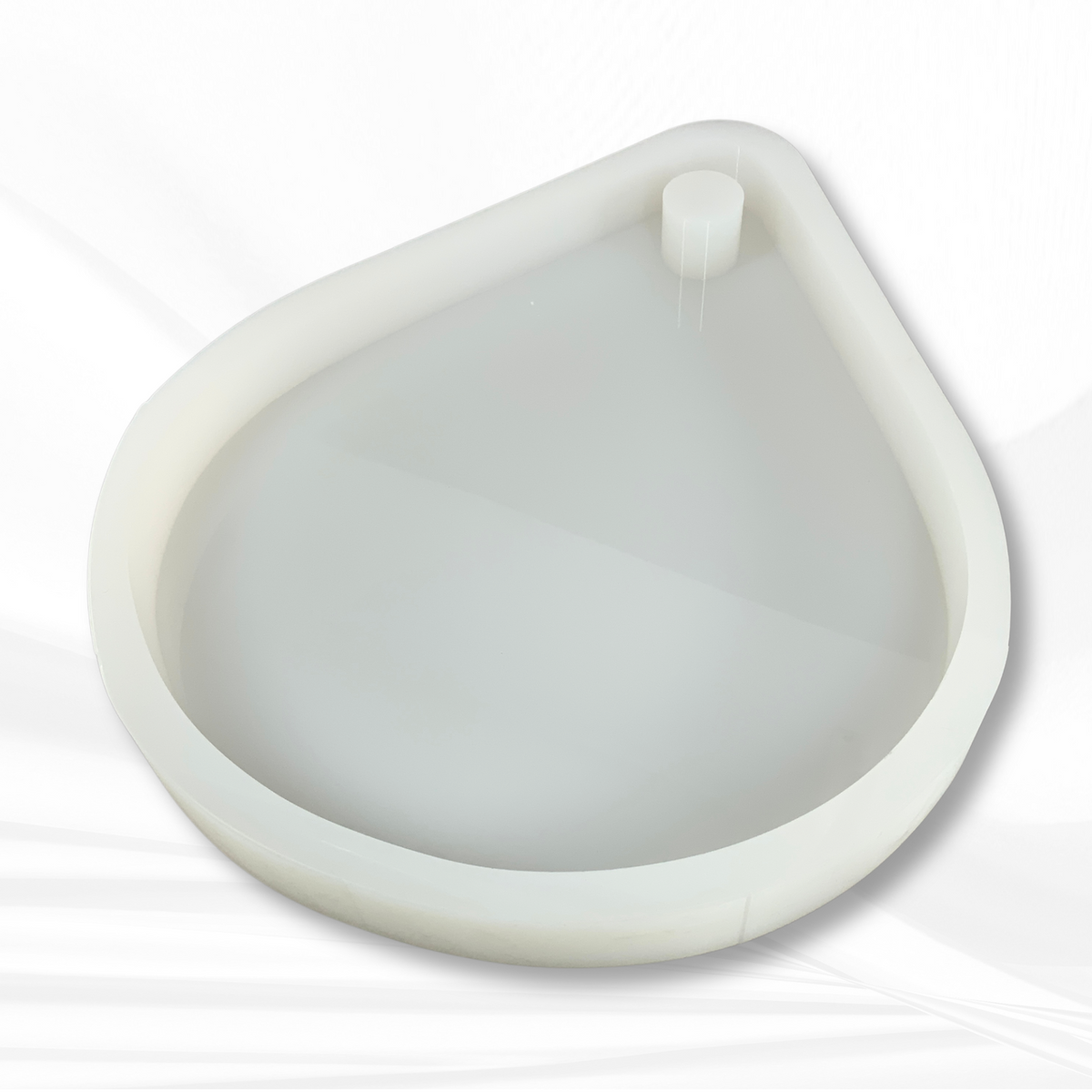 14.6" x 12"x 1.25" Teardrop Charcuterie Board Silicone Mold - Serving Board Mold