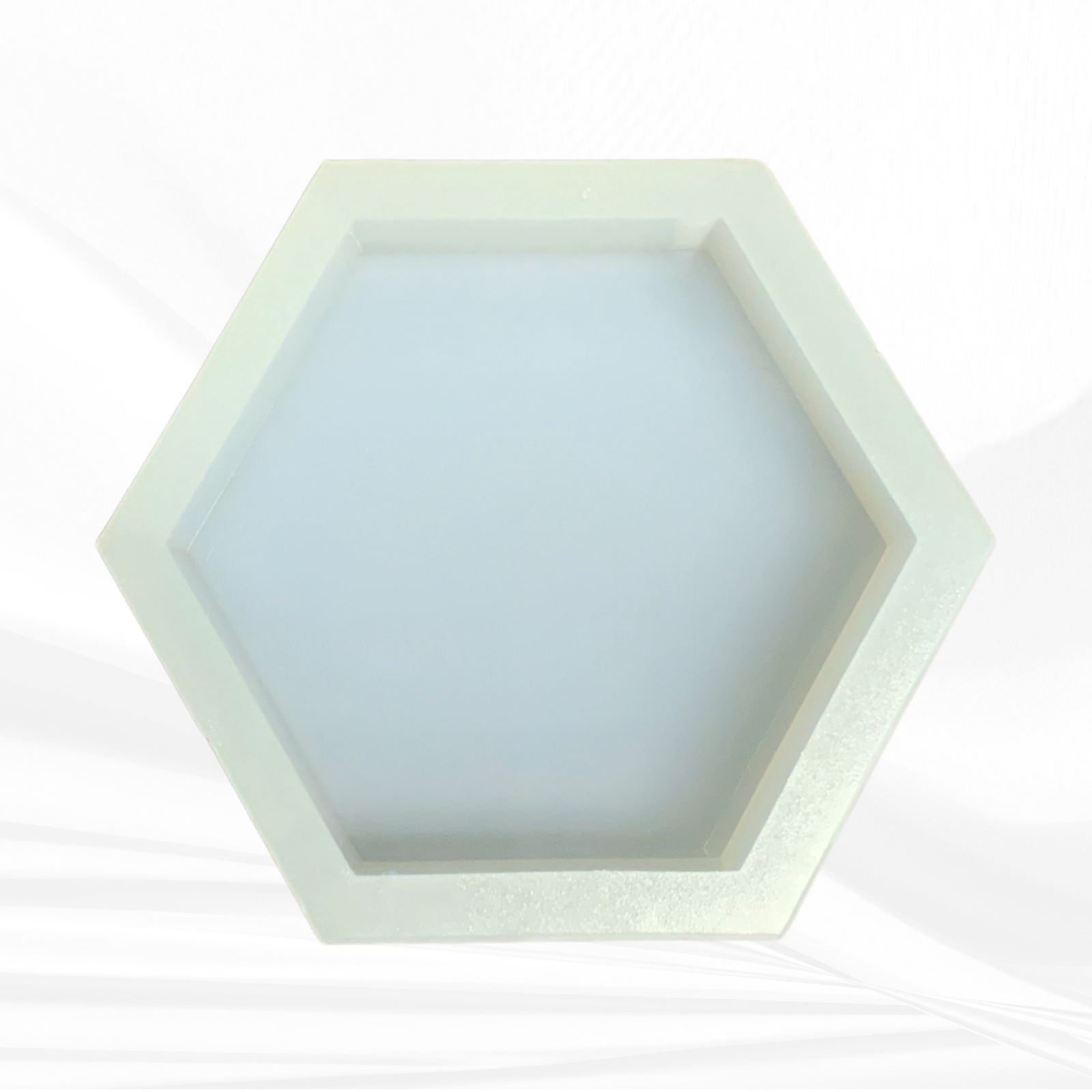 4" X 4.75" X 1" Hexagon Coaster Mold