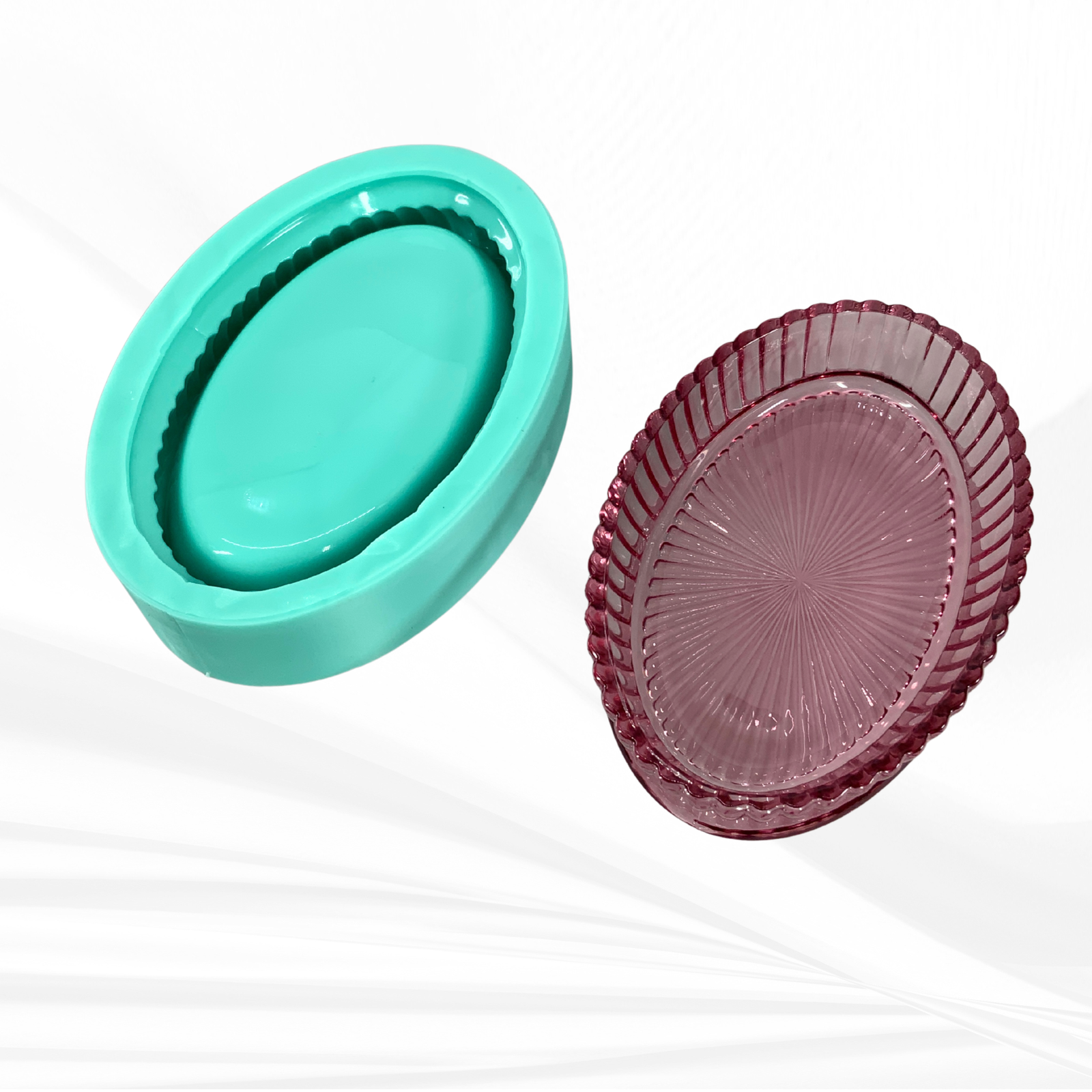 Oval Dish Mold, Trinket Dish Mold, Oval Mold