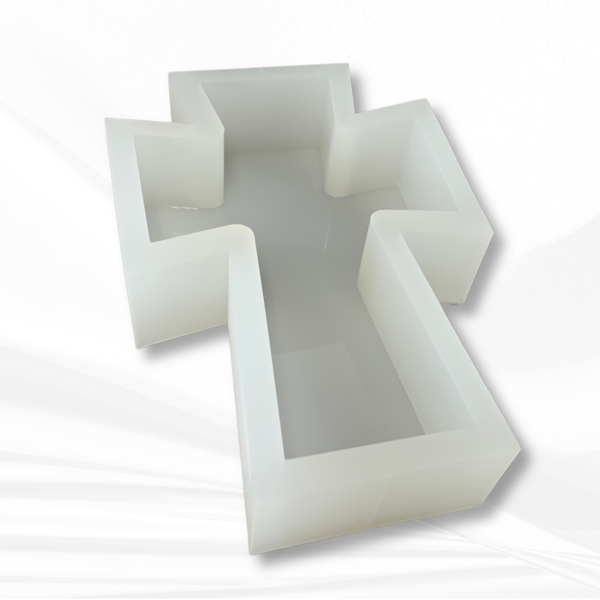 Imperfect Mold, "B" Grade - 9" x 6" x 2" Deep Flared Cross Mold