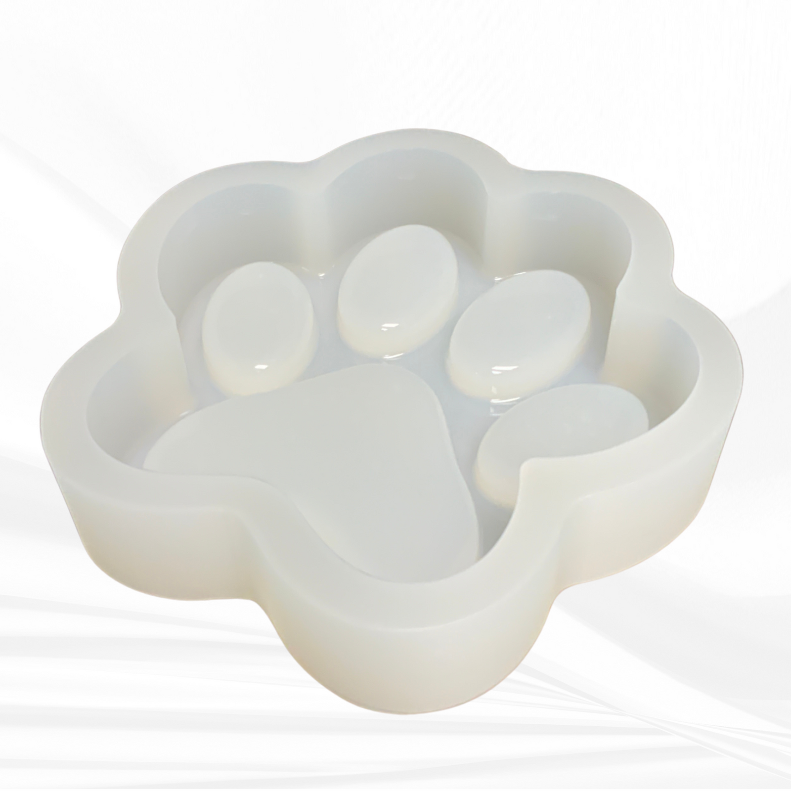 Deep Paw Print Tray Mold | 7" x 7" |