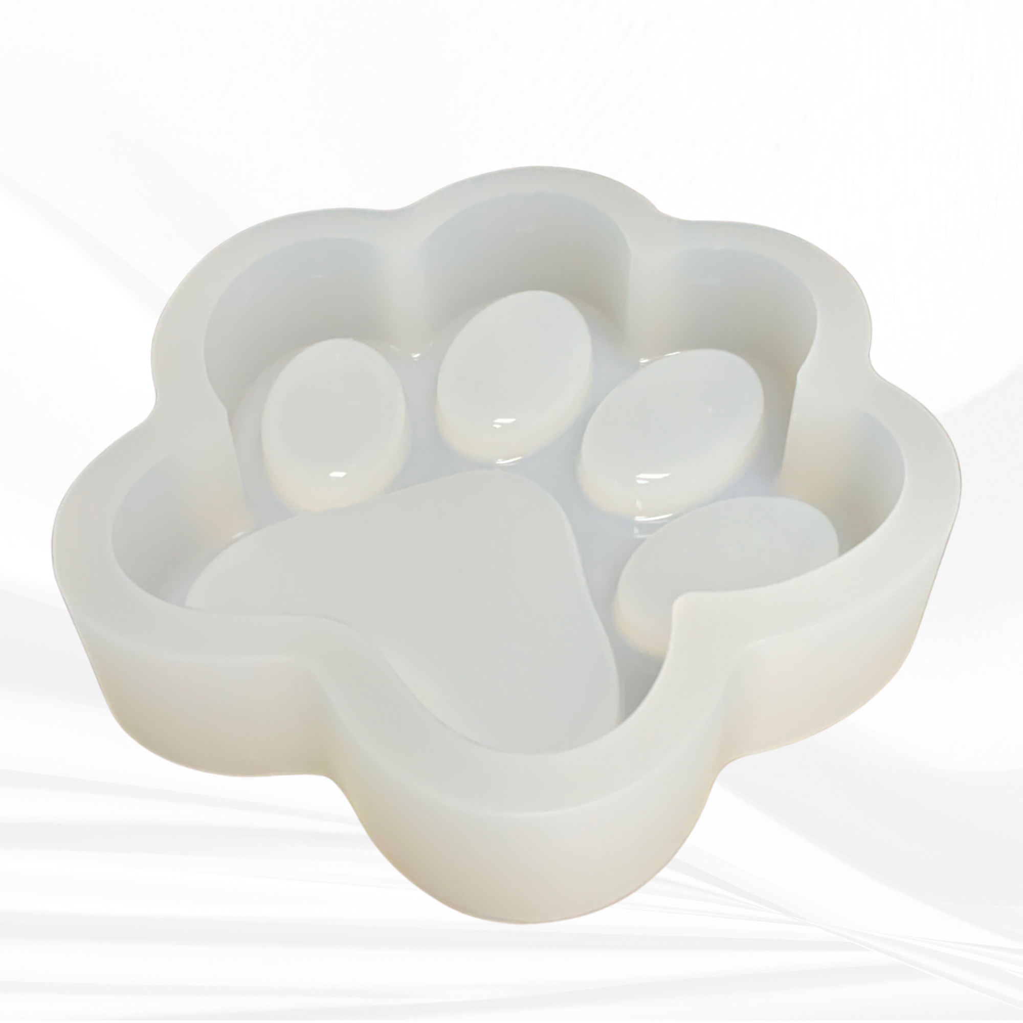 Deep Paw Print Tray Mold