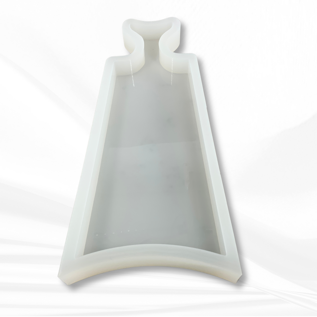 17"x 6.5"x 1.25" Fishtail Cheese Board Silicone Mold - Charcuterie Board Mold